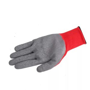 Finder, Red Latex Rubber Palm Coated Work Safety Gloves - Image 5