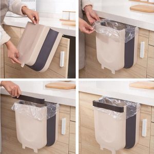 Folding Hanging Trash Can - Image 5