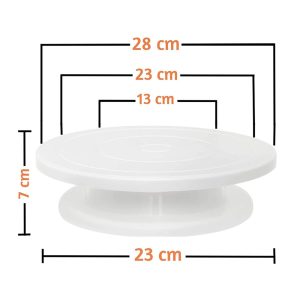 Cake Decorating Turntable Stand 28 cm - Image 3