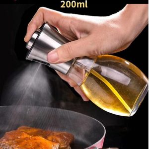 Heavy-duty Glass Oil Spray Bottle 200ml - Image 1