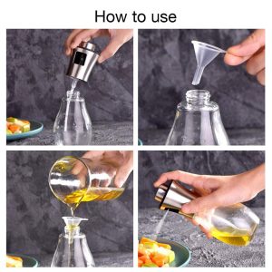Heavy-duty Glass Oil Spray Bottle 200ml - Image 2