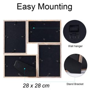 Wood Photo Frame - 4 Frames 10 x 15 cm - Image 4