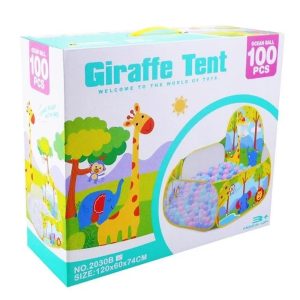 Kids Play Tent House With 100 Pit Balls - Image 3
