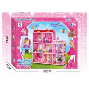 Pink house Large Doll House - Image 5