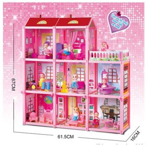 Pink house Large Doll House - Image 2
