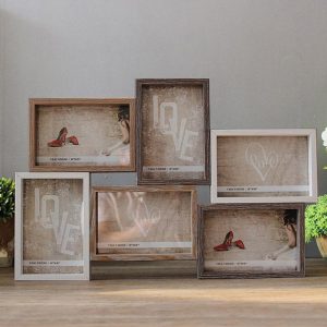 Wood Photo Frame – 6 Frames 10 x 15 cm - Image 2
