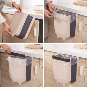 Folding Hanging Trash Can - Image 8