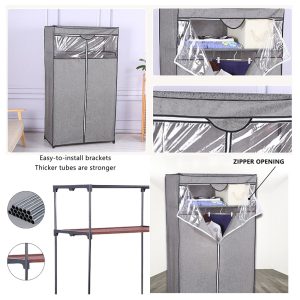 Wardrobe Hanger with Zippers - Image 2