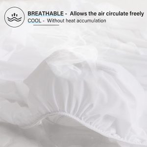 Inspire 180x200+30cm Mattress Cover Full Elastics - Image 4