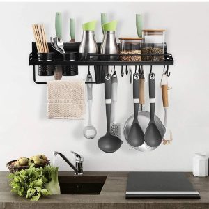 kitchen wall-mounted storage pot rack - Image 4