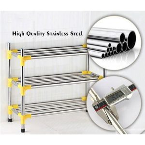 Multifunctional Stainless Steel Shoe Rack and Storage Rack - Image 4