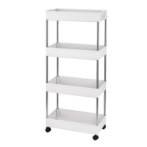 4-Tier Serving Trolley, Kitchen Storage Cart - Image 1