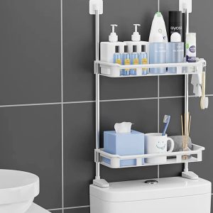 Wall Mount Bathroom Rack Organizer - Image 1