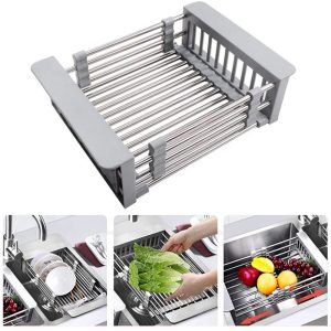 Multifunctional Kitchen Sink Drain Rack - Image 5