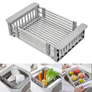 Multifunctional Kitchen Sink Drain Rack - Image 6