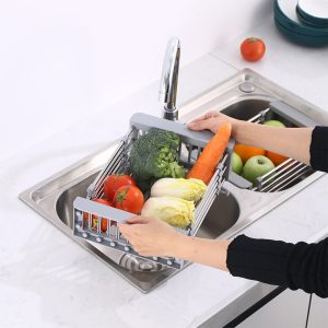 Multifunctional Kitchen Sink Drain Rack - Image 4