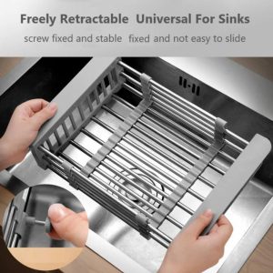 Multifunctional Kitchen Sink Drain Rack - Image 2
