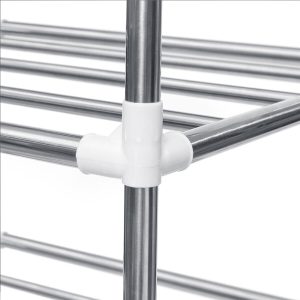 Adjustable 5Tier Stainless Steel Storage Rack Shelves - Image 5