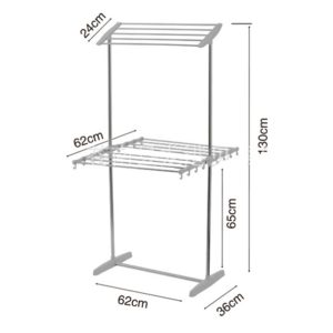 Multifunctional 2 Layer Clothes Drying Rack TW110 - Image 3