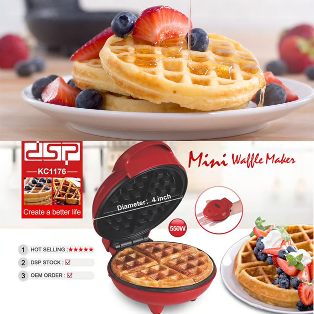 Buy Wholesale China Breakfast Nonstick 4 Inch Breakfast Lunch Snacks Mini  Waflera For Individuals & Mini Waffle Maker at USD 4