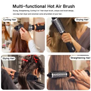DSP 50046, Rotation Hot Air Styler Ionic Hair Brush - Image 5