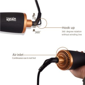 DSP 50046, Rotation Hot Air Styler Ionic Hair Brush - Image 10