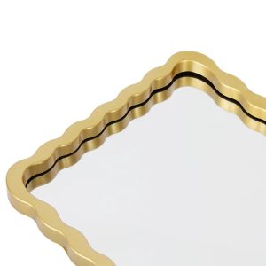 Gold Rectangle Bamboo Design Mirror Set of 4Pcs, HB-60-4 - Image 4
