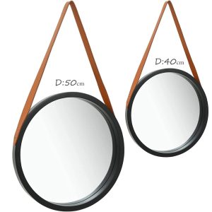 Round Hanging Decorative Vanity Mirror HB-57 - Image 1