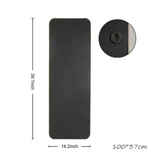 Gold Full Length Mirror, Rounded Angles HB-91 - Image 6