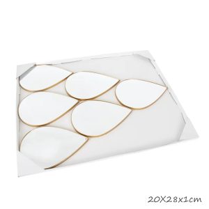 Tear Decorative Mirror Set of 6, HB-98-SD6 - Image 5