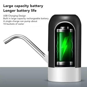 4W 1200mAh DC-3.7V Water Pump Dispenser With 304 Stainless Steel Hose MX-801 (L16 x W6.5 x H13)cm - Image 3