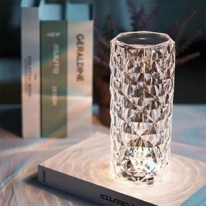 Crystal Table Lamp, 16 Colors Night Light Touching＆Remote - Image 8