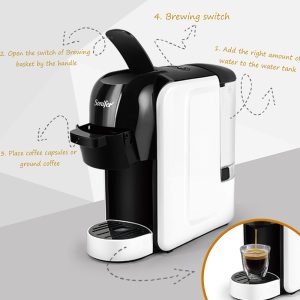 Sonifer SF-3559, Multi-functional Capsule Coffee Machine 600 Ml (1450W) - Image 2