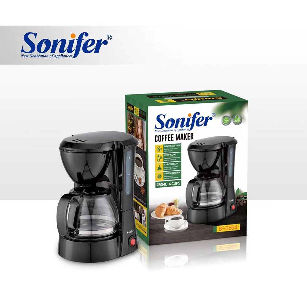 Sonifer SF3564, Electric Drip Coffee Maker, 800 Watts