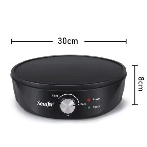 Sonifer SF-6072, Crepe Maker Black 1200 W - Image 6