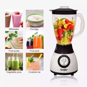 Sonifer SF-8010, Low Noise 2 in 1 Electric Blender - Image 2