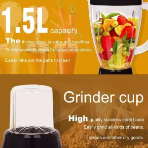 Sonifer SF-8010, Low Noise 2 in 1 Electric Blender - Image 4