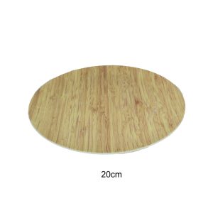 20cm Plate Wooden Melamine Dinnerware - Image 7