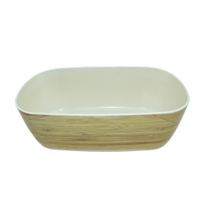 Bread Box Wooden Melamine Dinnerware - Image 3