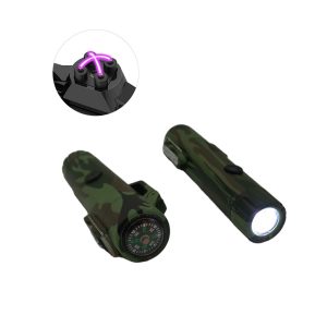 Dual Arc Electric Lighter With Torch & Compass - Image 3