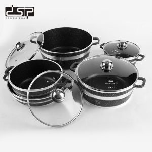 DSP Deluxe Non-Stick Multi-Cookware set of 12 PCS CA015-S01 - Image 3