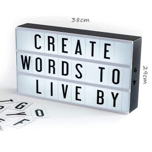 Cinema Light Box with Letters - Image 5
