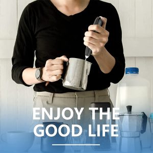 Milk Frother with Stand - Image 4