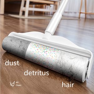 Pet Hair Remover Roller Paper Mop Stick - Image 4