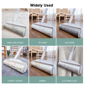 Pet Hair Remover Roller Paper Mop Stick - Image 6
