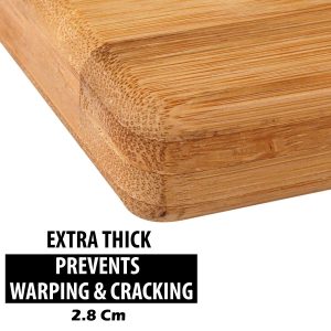 Bamboo Cutting Board, Chopper Board 6 Sizes - Image 4