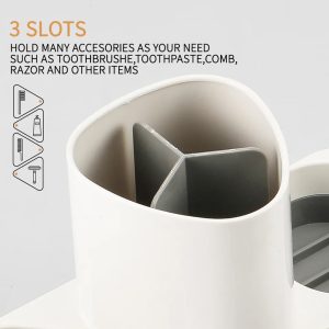 J&S Home, Toothbrush Holder Set With 2 Cups, JS185299 - Image 5