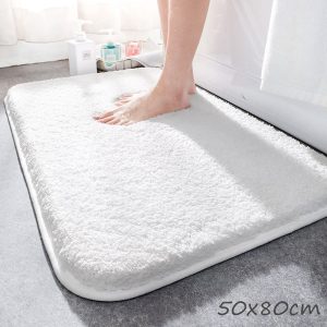 Non Slip Bath Mat,Super Soft Plush Shaggy 50x80cm - Image 1