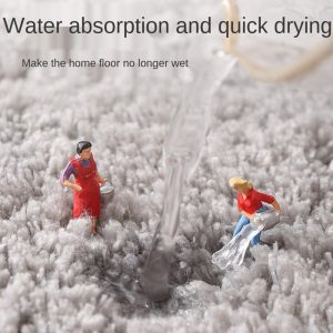 Non Slip Bath Mat,Super Soft Plush Shaggy 50x80cm - Image 2