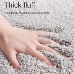 Non Slip Bath Mat,Super Soft Plush Shaggy 50x80cm - Image 4